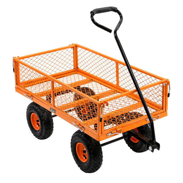 Vaunt V1712000 82Ltr Metal Garden Cart