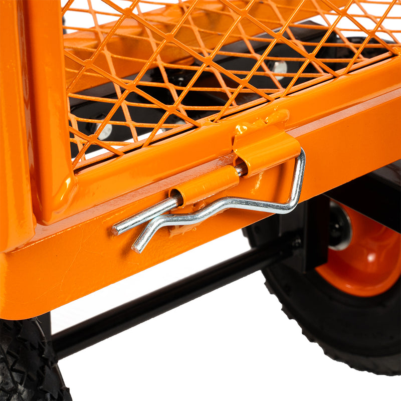 Vaunt V1712002 Heavy Duty 166Ltr Metal Garden Cart