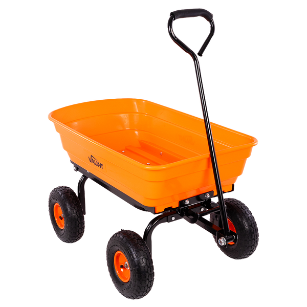 Vaunt V1712005 Heavy Duty 75Ltr Plastic Garden Dump Cart