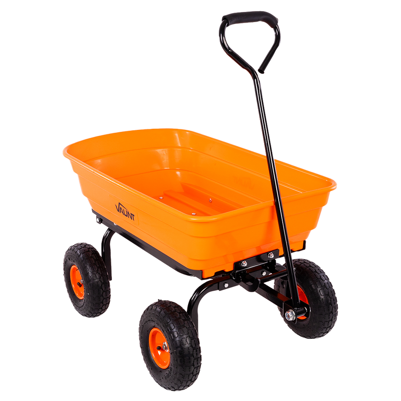 Vaunt V1712005 Heavy Duty 75Ltr Plastic Garden Dump Cart