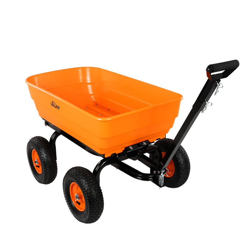 Vaunt V1712006 Heavy Duty 125Ltr Plastic Garden Dump Cart