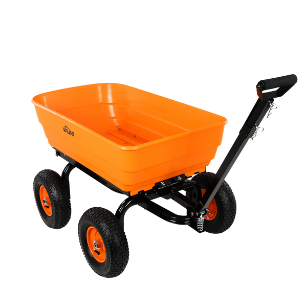 Vaunt V1712006 Heavy Duty 125Ltr Plastic Garden Dump Cart