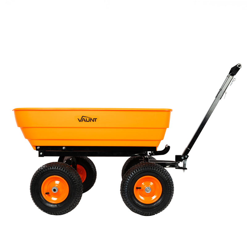 Vaunt V1712006 Heavy Duty 125Ltr Plastic Garden Dump Cart