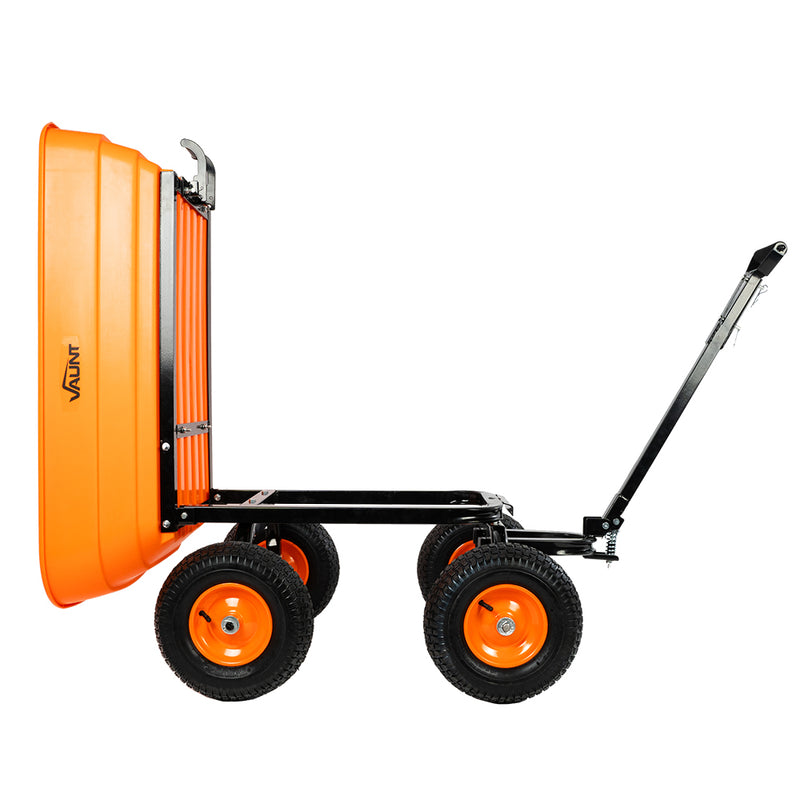 Vaunt V1712006 Heavy Duty 125Ltr Plastic Garden Dump Cart