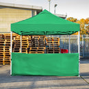 Vaunt V1903005 3m x 1m Plain Gazebo Half Side Panel - Green