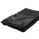 Vaunt V1903008 6m x 1.9m Plain Gazebo Side Panel - Black
