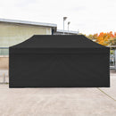Vaunt V1903008 6m x 1.9m Plain Gazebo Side Panel - Black