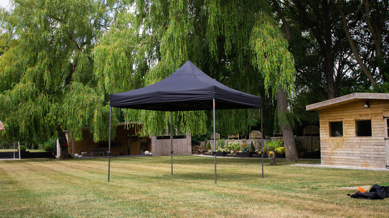 Vaunt V1903200 3m x 3m Steel Pop-Up Gazebo - Black
