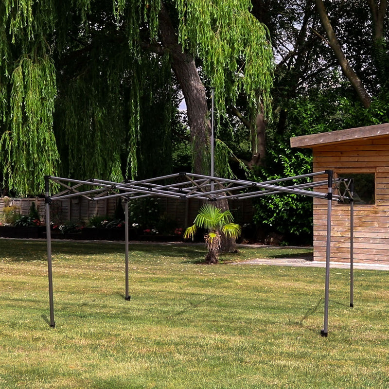 Vaunt V1903200 3m x 3m Steel Pop-Up Gazebo - Black