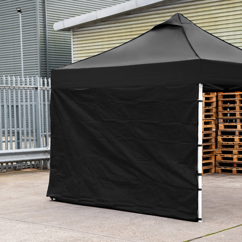 Vaunt V1903006 3m x 1.9m Plain Gazebo Side Panel - Black