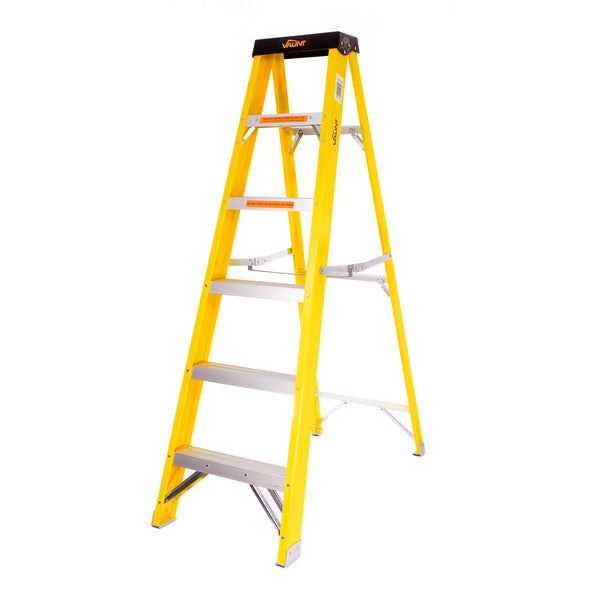 Vaunt V2002001 6 Tread Fibreglass Step Ladder - 1.67m