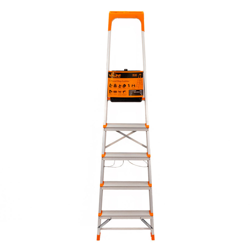 Vaunt V2002021 5 Tread Step Ladder with Tool Tray