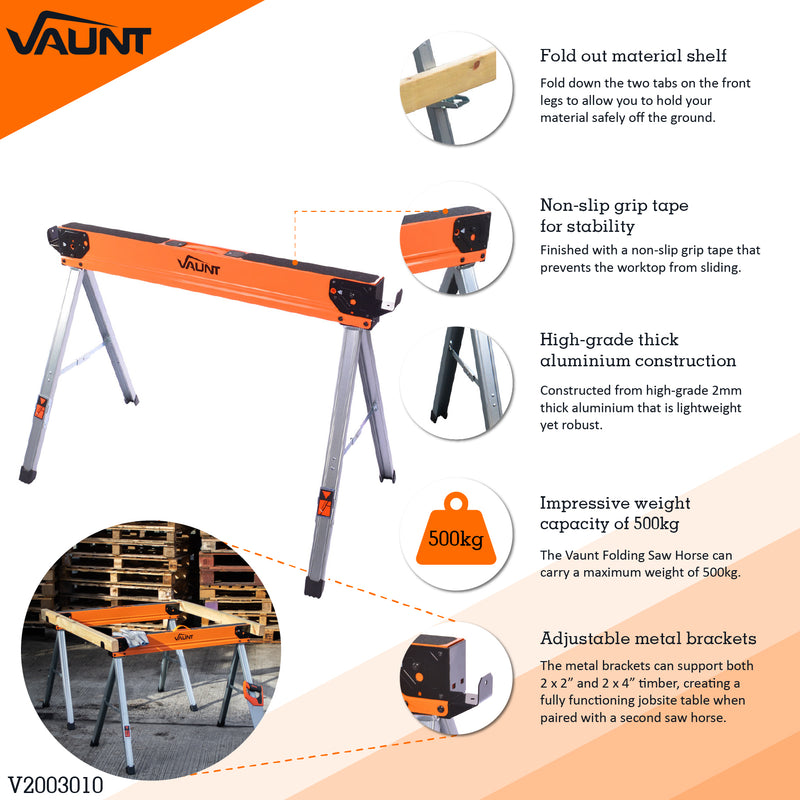 Vaunt V2003010 Heavy Duty Saw Horse