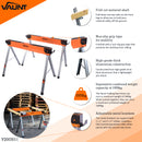 Vaunt V2003011 Heavy Duty Saw Horse Twin Pack