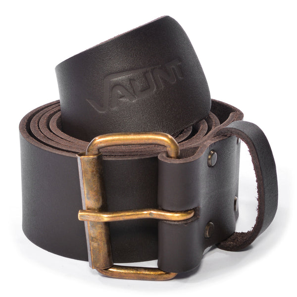 Vaunt V2301000 Leather Belt Brown Oil Tan Single Pin 2''
