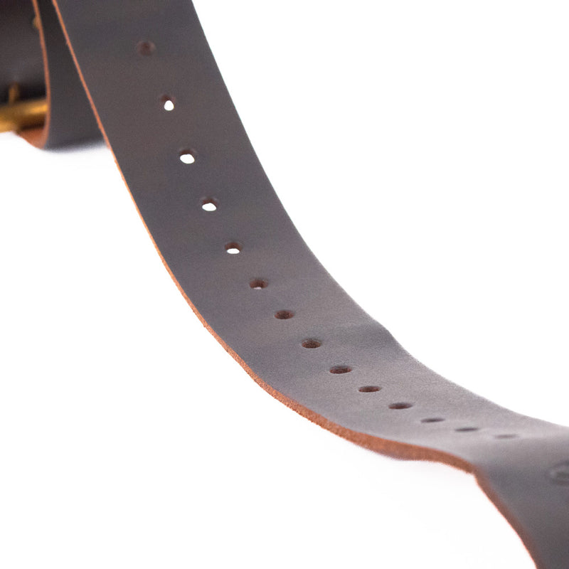 Vaunt V2301000 Leather Belt Brown Oil Tan Single Pin 2''