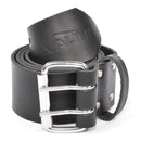 Vaunt V2301005 Leather Belt Black Double Pin 2''