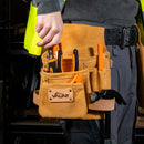 Vaunt V2301005 Leather Belt Black Double Pin 2''