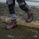 Vaunt V2306026 Berlin Safety Boots - Brown Size 12