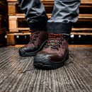 Vaunt V2306022 Berlin Safety Boots - Brown Size 8