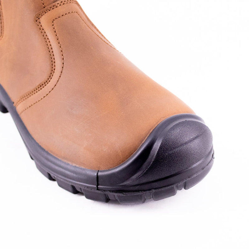 Vaunt V2306041 Madrid Safety Boots - Brown Size 7