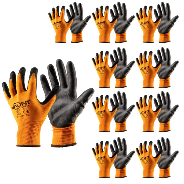 Vaunt V2307026 PU Flex Gloves - Pack of 10 - Large