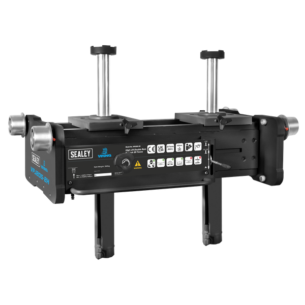 Sealey VPJ20S-2H Viking Pit Jack 20 Tonne High Lift Double Ram