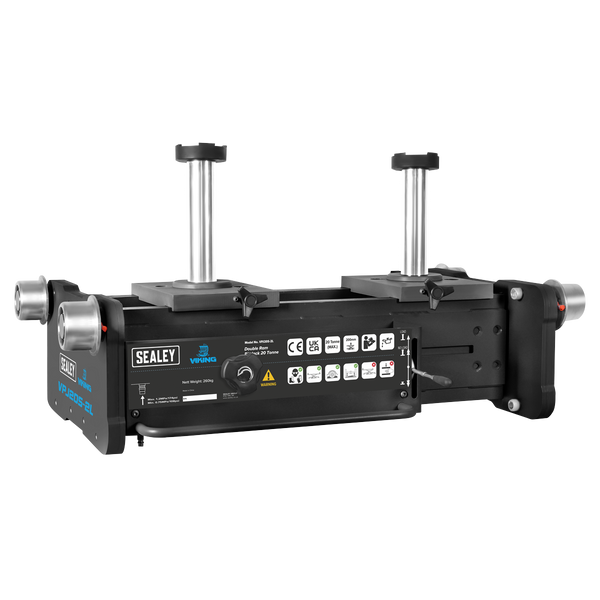 Sealey VPJ20S-2L Viking Double Ram Pit Jack 20 Tonne