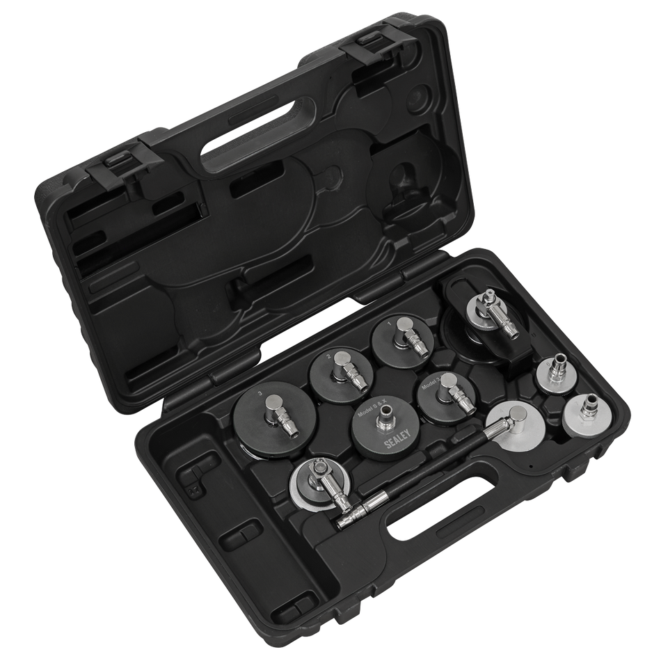 Sealey VS0204D Brake & Clutch Pressure Bleeder Cap Set 10pc