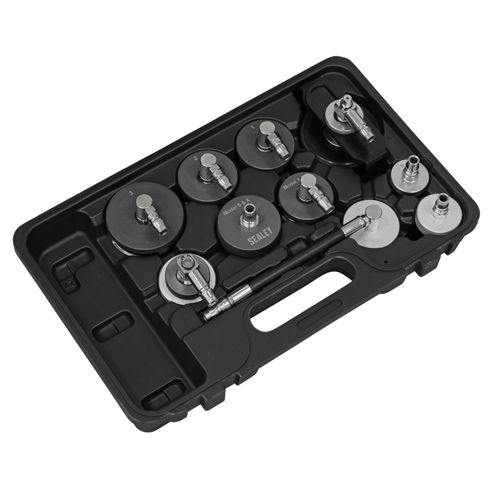 Sealey VS0204D Brake & Clutch Pressure Bleeder Cap Set 10pc