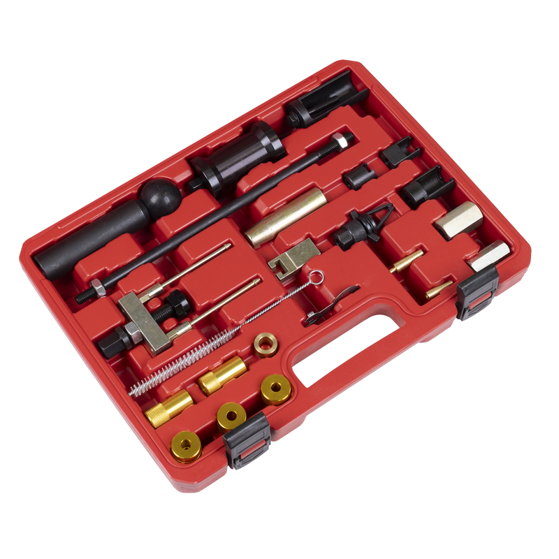 Sealey VS2083 Fuel Injector Puller & Service Kit for VAG 24pc