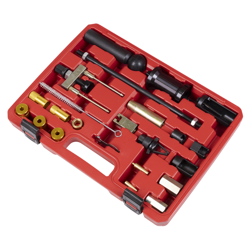 Sealey VS2083 Fuel Injector Puller & Service Kit for VAG 24pc