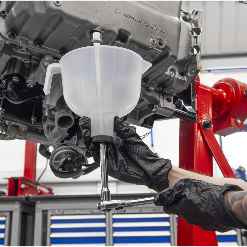 SEALEY VS409 Oil Capture Extension Funnel Set