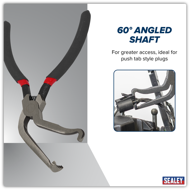 SEALEY VS416A Electrical Disconnect Pliers - 60¡ Angled