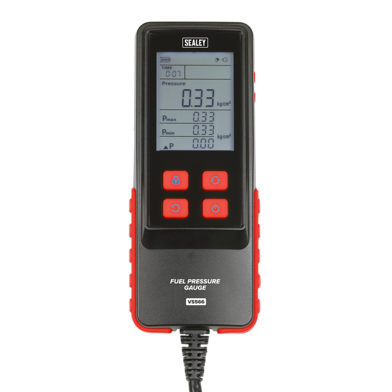 Sealey VS566 Digital Fuel Injection Pressure Test Kit for GDI Fuel Circuits 6pc