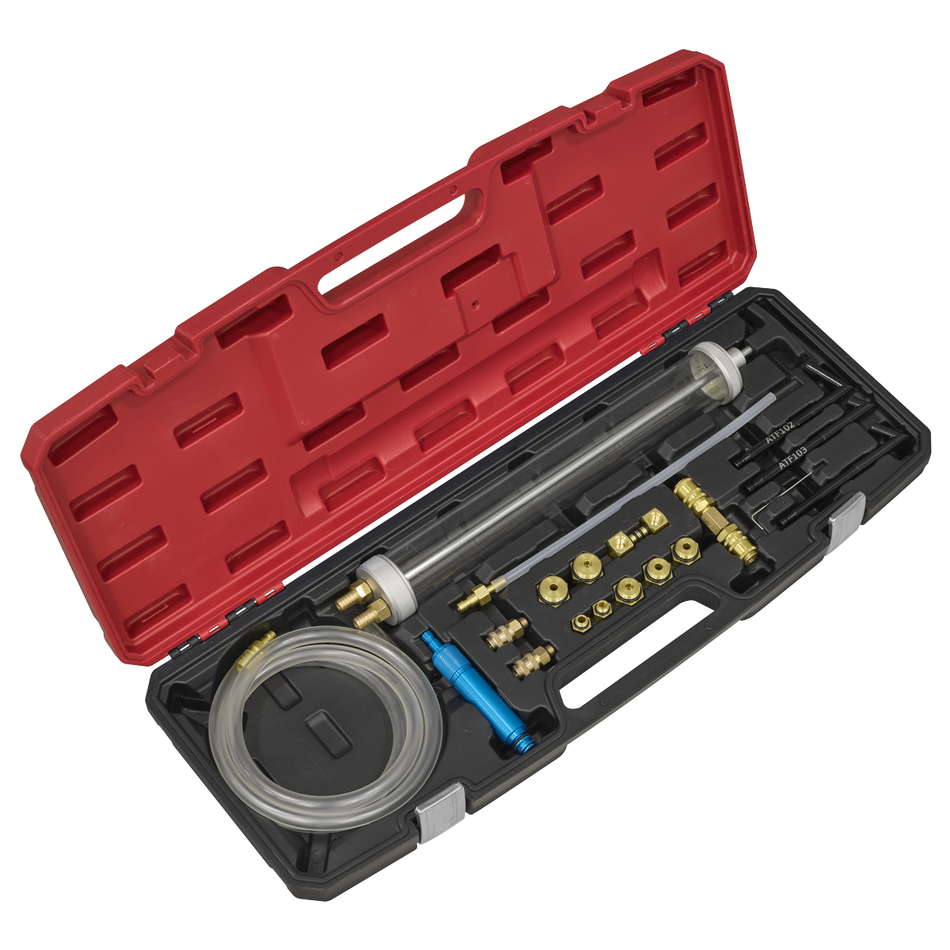 Sealey VS7095 Transmission Oil Refilling Pump & Adaptor Kit for VAG 18pc