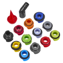 Sealey VS7107 Master Engine Oil Funnel Filling Kit 15pc