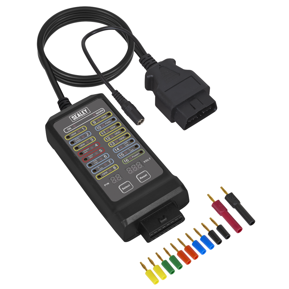 Sealey VS8813 OBD Breakout Box 16-Pin 12V/24V