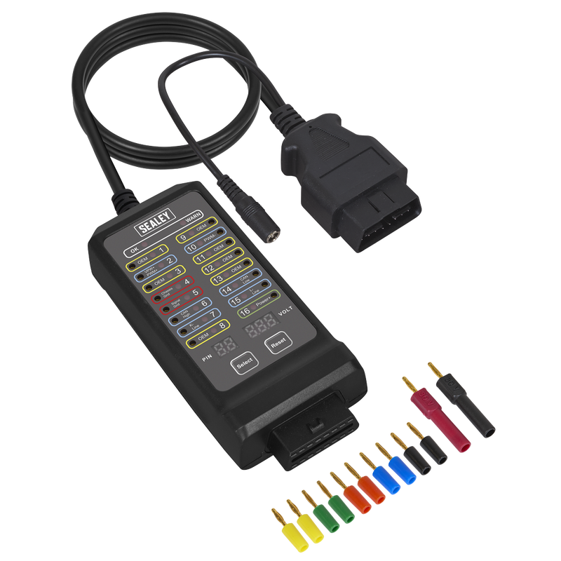 Sealey VS8813 OBD Breakout Box 16-Pin 12V/24V