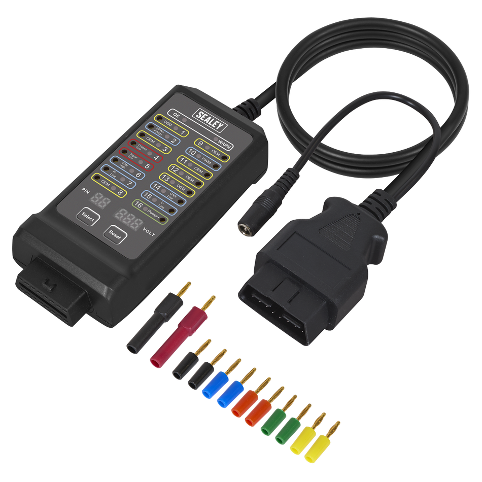 Sealey VS8813 OBD Breakout Box 16-Pin 12V/24V