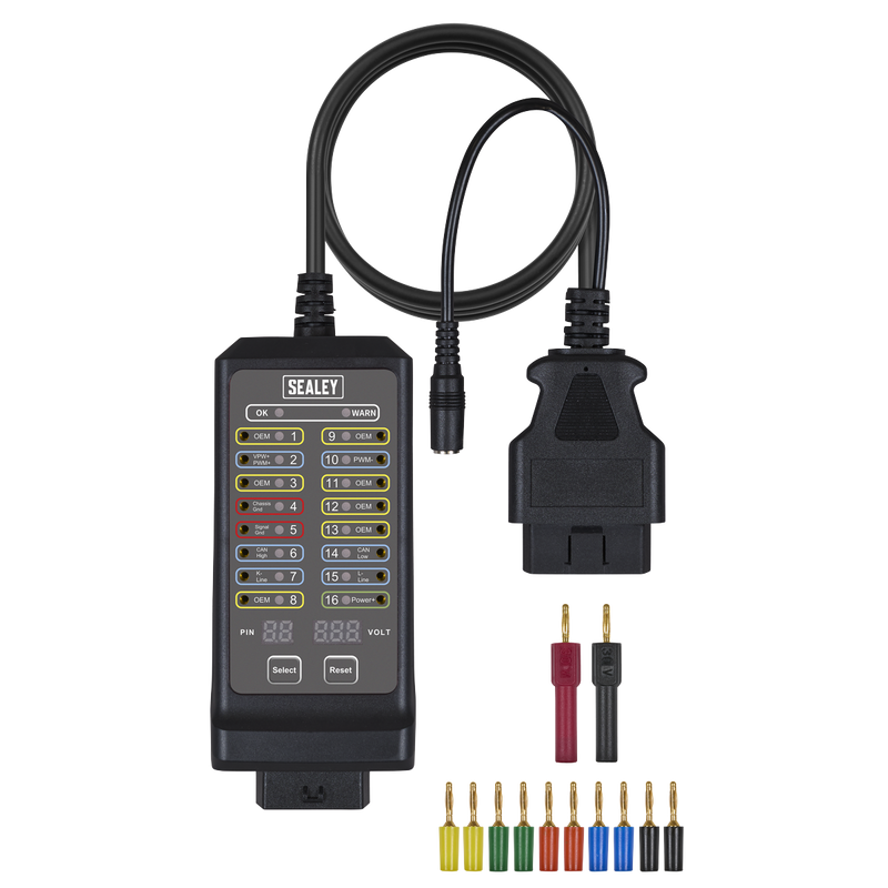 Sealey VS8813 OBD Breakout Box 16-Pin 12V/24V