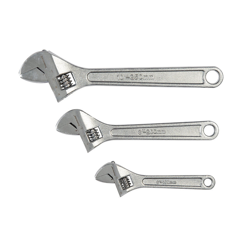 Silverline WR03 Adjustable Wrench Set 3pce