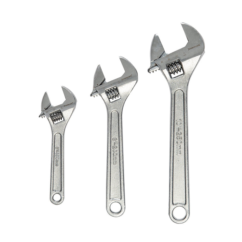 Silverline WR03 Adjustable Wrench Set 3pce