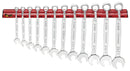 Teng Tools WR8012 Spanner Set Anti Slip Combination 12 Pieces Wall Rack