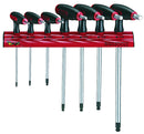 Teng Tools WRHEX07 Hex Key Set T Handle 7 Pieces Wall Rack