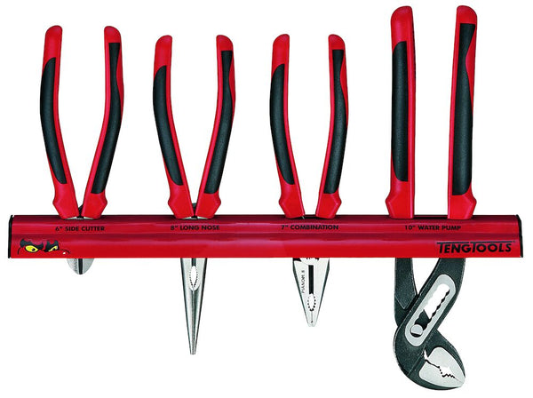 Teng Tools WRMB04 Plier Set 4 Pieces Wall Rack
