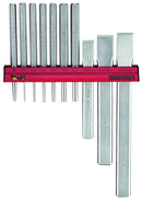 Teng Tools WRPC10 Punch and Chisel Set 10 Pieces Wall Rack