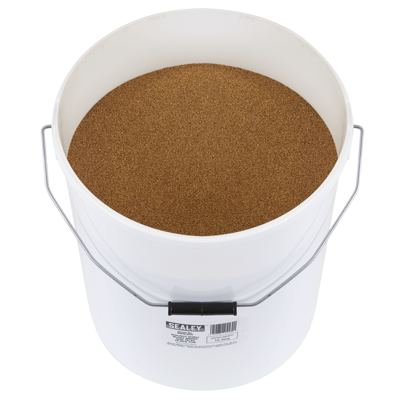 Sealey WS12.5KG Walnut Shell Blast Media - Size 16/30 - 12.5kg Tub