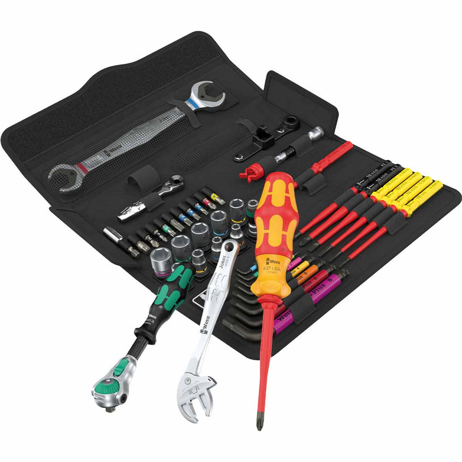 Wera 05340006001 Kraftform Kompakt W11 Maintenance Kit, 45pcs