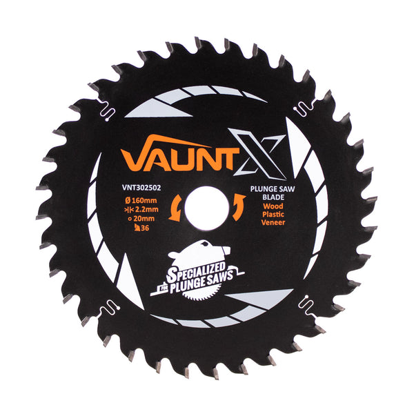 Vaunt X1310020 X 160mm x 20mm 36T TCT Circular Plunge Saw Blade